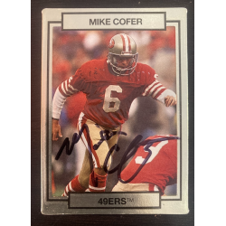 MIKE COFER 1990 ACTION PACKED AUTO ON CARD 241