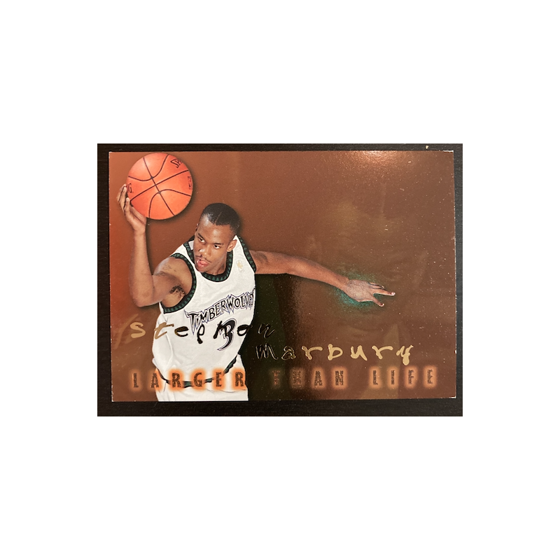 STEPHON MARBURY 1996 SKYBOX PREMIUM LARGER THAN LIFE B9