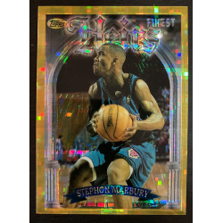 STEPHON MARBURY 1996 TOPPS FINEST GOLD REFRACTOR 287
