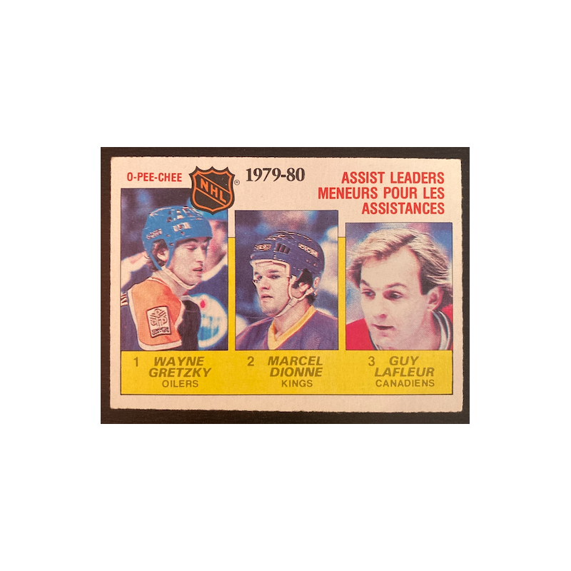 GRETZKY / DIONNE / LAFLEUR 1979 O-PEE-CHEE 162