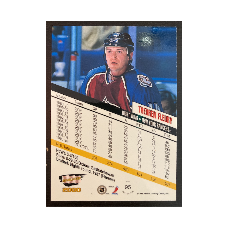THEOREN FLEURY 2000 PACIFIC REVOLUTION 95 19/99