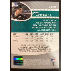 PETE LAFOREST 2003 BOWMAN BEST AUTOGRAPH BB-PL