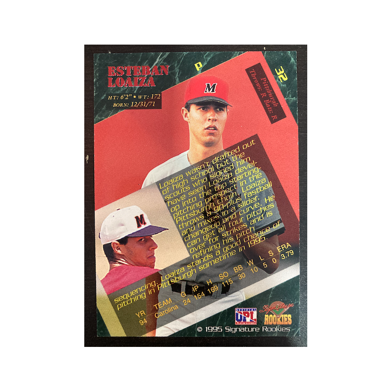 ESTEBAN LOAIZA 1995 SIGNATURE ROOKIES 32 369/5750