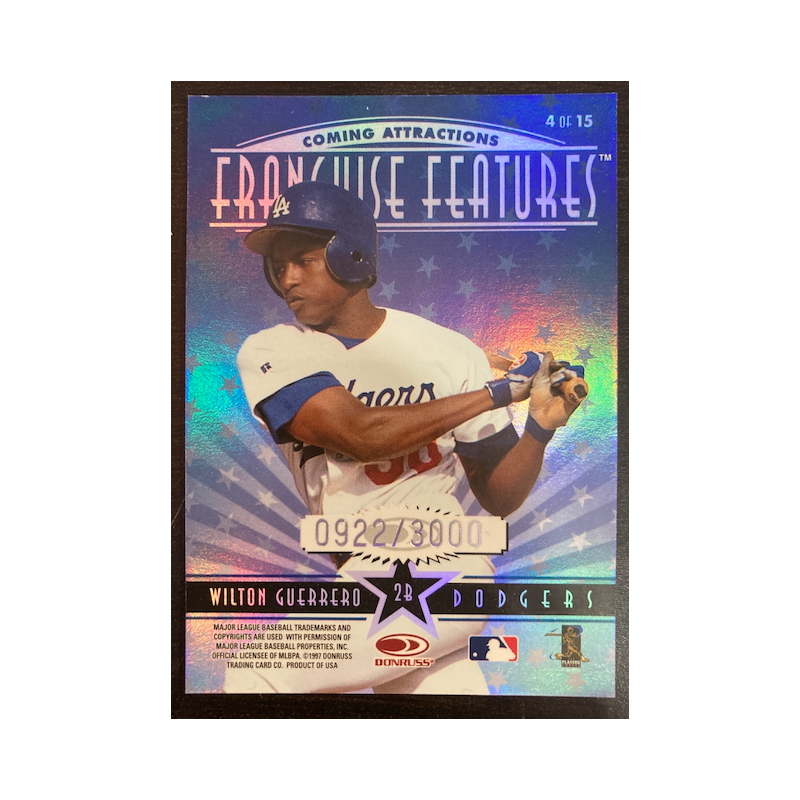 C KNOBLAUCH / W GUERRERO 1997 DONRUSS FRANCHISE FEATURES 4 OF 15 922/3000