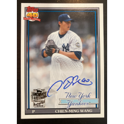CHIEN-MING WANG 2021 TOPPS ARCHIVES AUTO