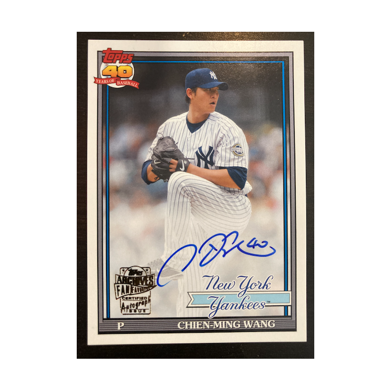 CHIEN-MING WANG 2021 TOPPS ARCHIVES AUTO