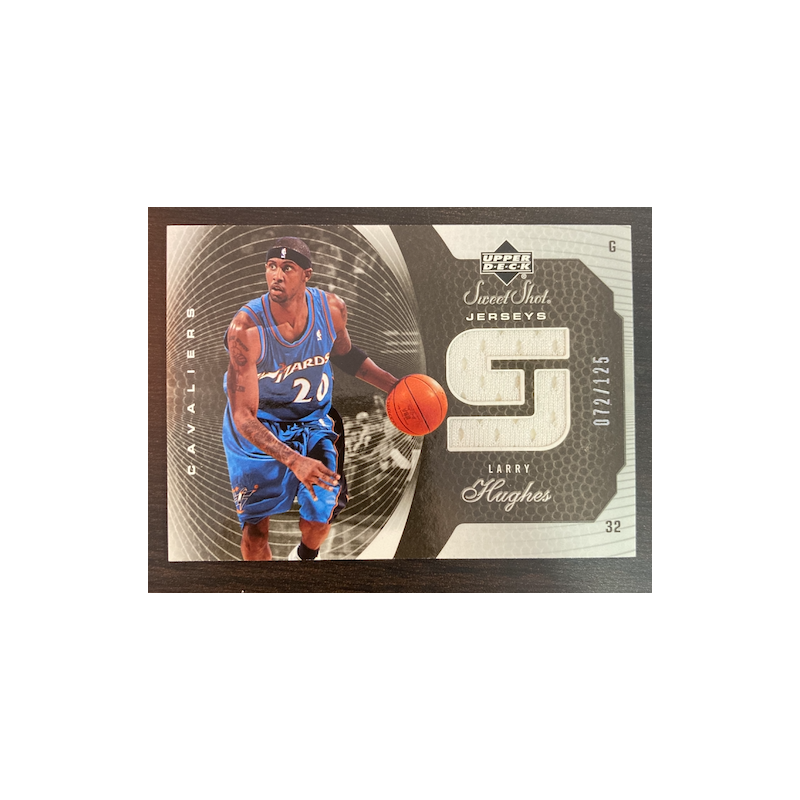 LARRY HUGHES 2005-06 SWEET SHOT JERSEY /125