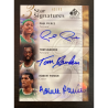 PAUL PIERCE / ROBERT PARISH / TOM SABDERS UPPERDECK SP SIGNATURE 49/49