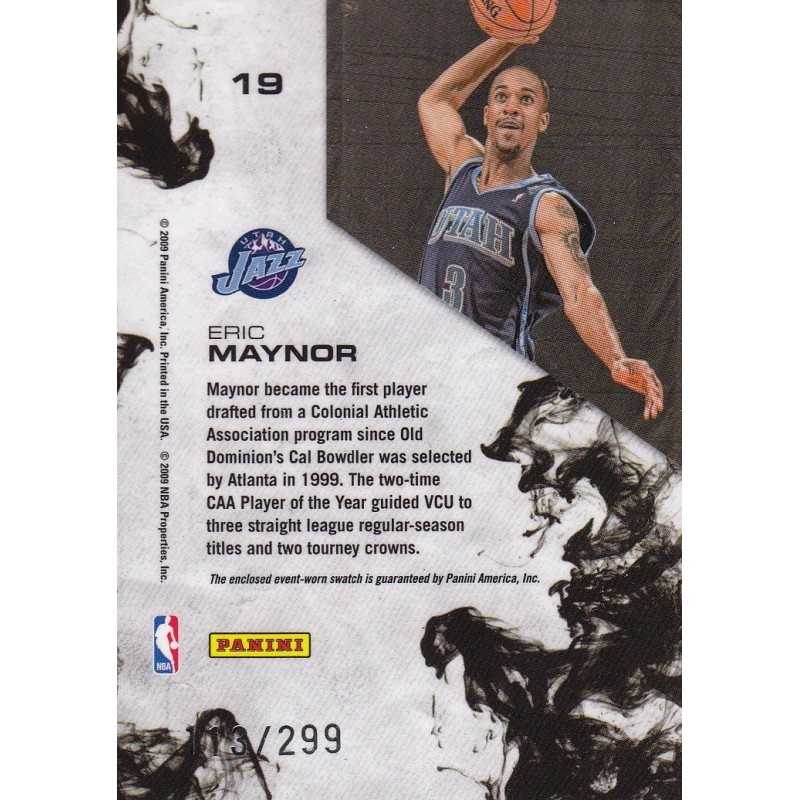 ERIC MAYNOR 2009-10 PANINI RS LONGEVITY JERSEY /299