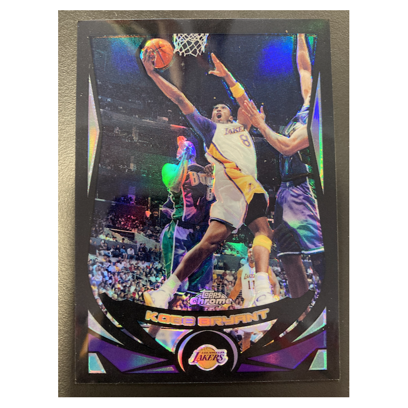 KOBE BRYANT 2004 TOPPS CHROME BLACK REFRACTOR 151/500