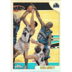 KEVIN GARNETT 1998 TOPPS CHROME REFRACTOR 125