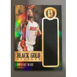 DWYANE WADE 2013 GOLD STANDARD BLACK JERSEY 25/25