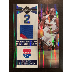 MITCH RICHMOND 2011 LIMITED RETIRED NUMBERS PATCH 02/25