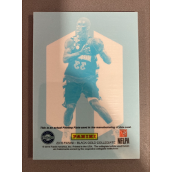 JIMMY BUTLER 2016 PANINI BLACK GOLD COLLEGIATE PRINTING PLATES CYAN 1/1