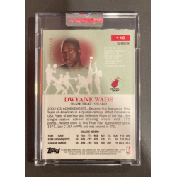 DWYANE WADE 2003 TOPPS PRISTINE REFRACTOR 113 1521/1999