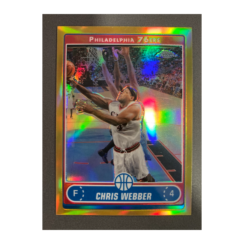 C WEBBER 2006 TOPPS CHROME ORANGE REFRACTOR 92 13/25