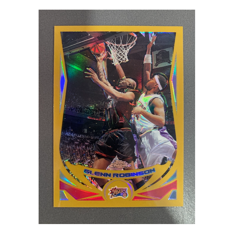 GLENN ROBINSON 2004 TOPPS CHROME GOLD REFRACTOR 71 82/99
