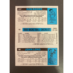 MAGIC JOHNSON / JOHN LONG / RON BOONE 1980 TOPPS 18