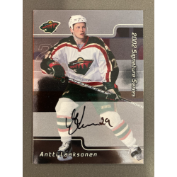 ANTTI LAAKSONEN 2001 BE A PLAYER AUTO 160 - EXMT CONDITION