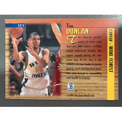 TIM DUNCAN 1997 THE SCORE BOARD VARSITY VC1