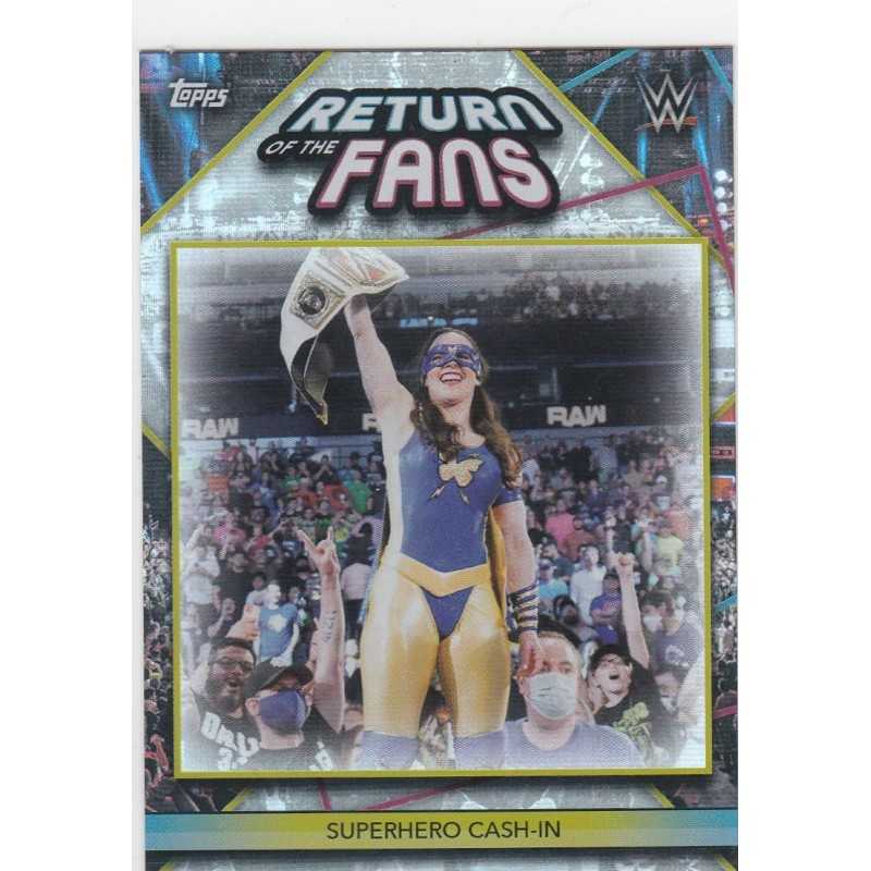 NIKKI A.S.H. 2021 WWE TOPPS SUPERSTAR RETURN OF THE FANS - RF5