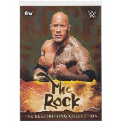 THE ROCK 2021 WWE TOPPS SUPERSTAR THE ELECTRIFYING COLLECTION - 212
