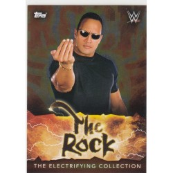 THE ROCK 2021 WWE TOPPS SUPERSTAR THE ELECTRIFYING COLLECTION - 214