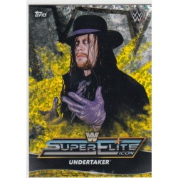 UNDERTAKER 2021 TOPPS WWE SUPER ELITE ICON YELLOW IC9