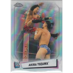 AKIRA TOZAWA 2021 TOPPS CHROME WWE REFRACTOR - 2