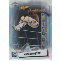 KOFI KINGSTON 2021 TOPPS CHROME WWE REFRACTOR - 25