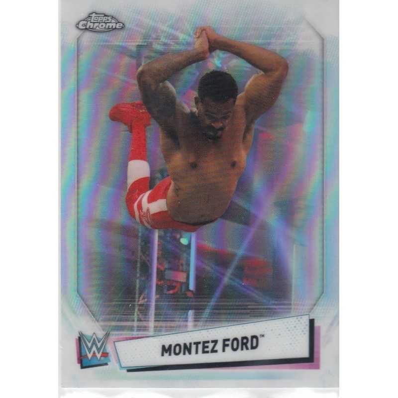 MONTEZ FORD 2021 TOPPS CHROME WWE REFRACTOR - 60