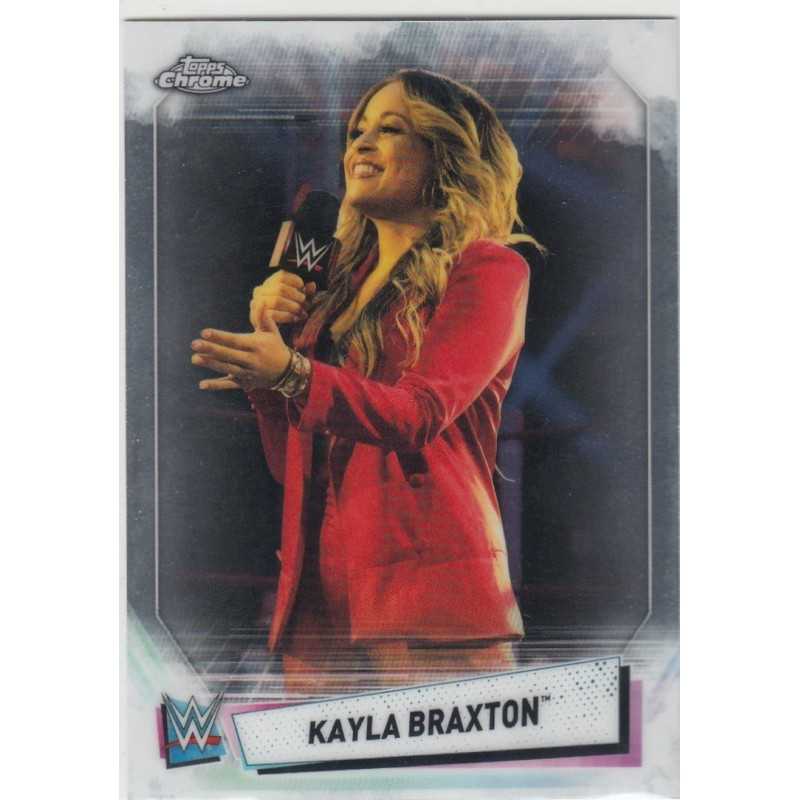 KAYLA BRAXTON 2021 TOPPS CHROME WWE -57