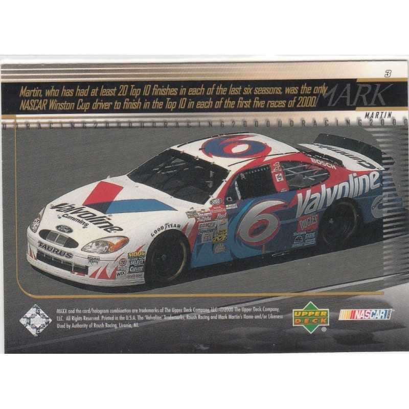 BOBBY LABONTE 2000 UPPER DECK RACING - 3