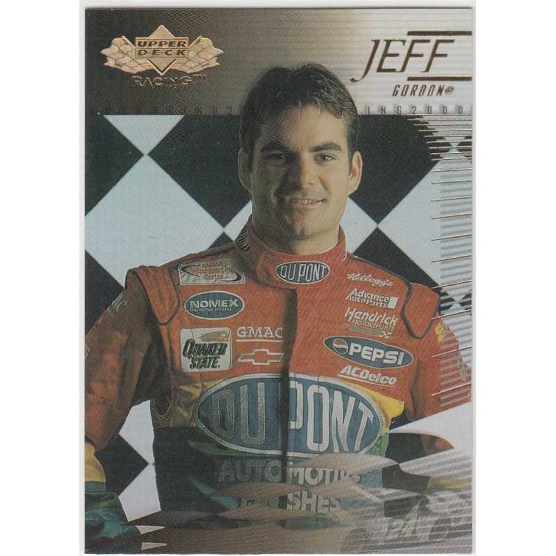 JEFF GORDON 2000 UPPER DECK RACING - 6