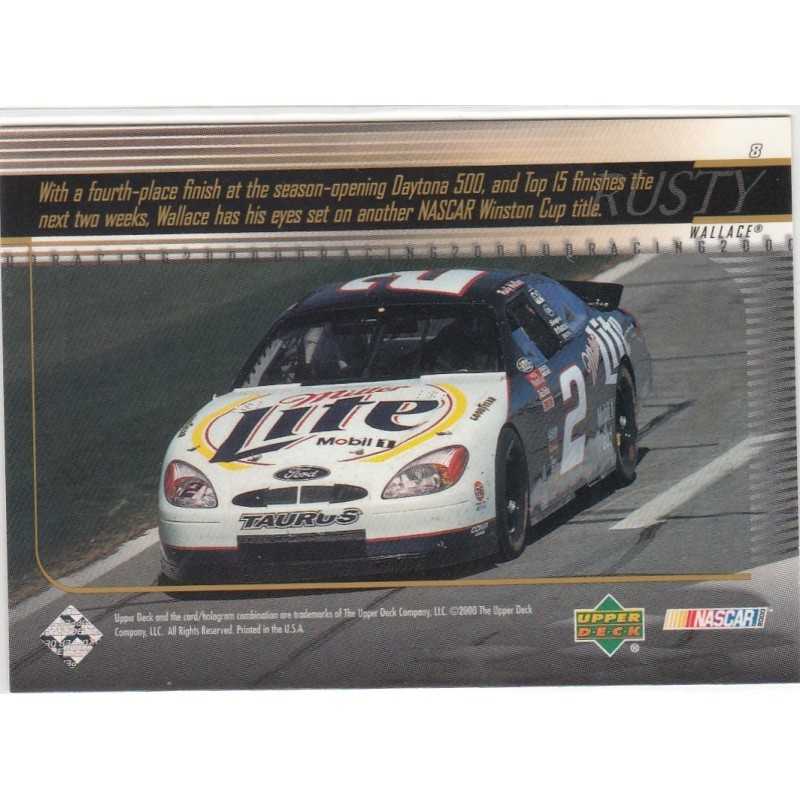 RUSTY WALLACE 2000 UPPER DECK RACING - 8