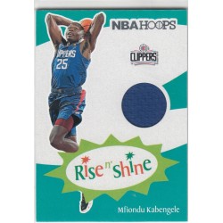 MFIONDU KABENGELE 2019-20 PANINI NBA HOOPS - RISE N SHINE MEMORABILIA -RS-MFK