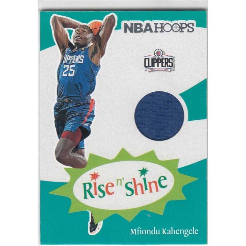 MFIONDU KABENGELE 2019-20 PANINI NBA HOOPS - RISE N SHINE MEMORABILIA -RS-MFK