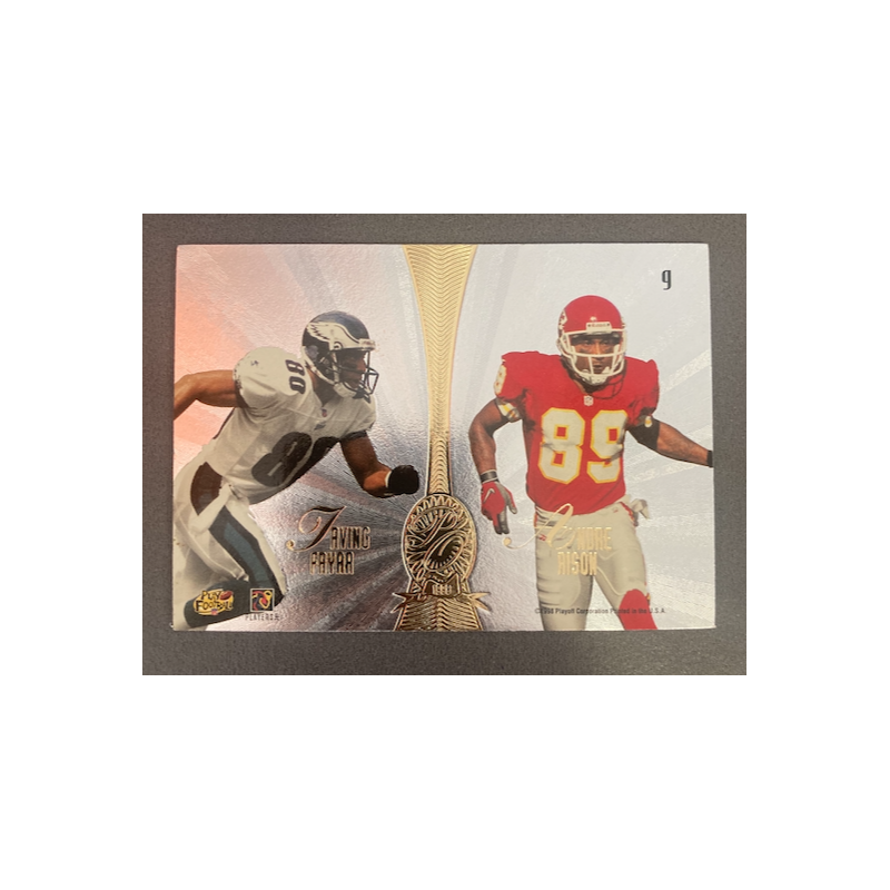 E GEORGE / I FRYAR / A RISON / R JOHNSON 1998 PLAYOFF ABSOLUTE PLATINUM QUANTUM