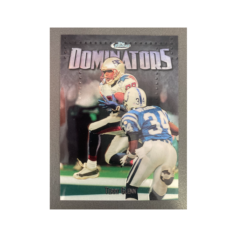 TERRY GLENN 1997 TOPPS FINEST DOMINATORS EMBOSSED 324