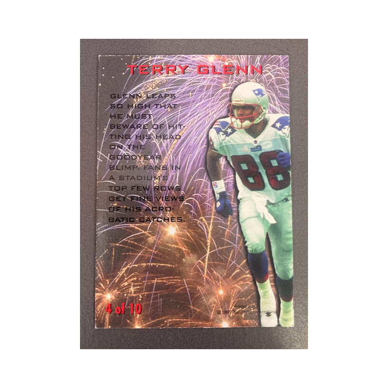 TERRY GLENN 1996 SKYBOX SKYMOTION 4 OF 10