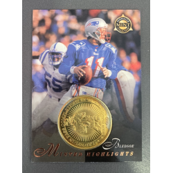 DREW BLEDSOE 1997 PINNACLE MINT COLLECTION GOLD 22