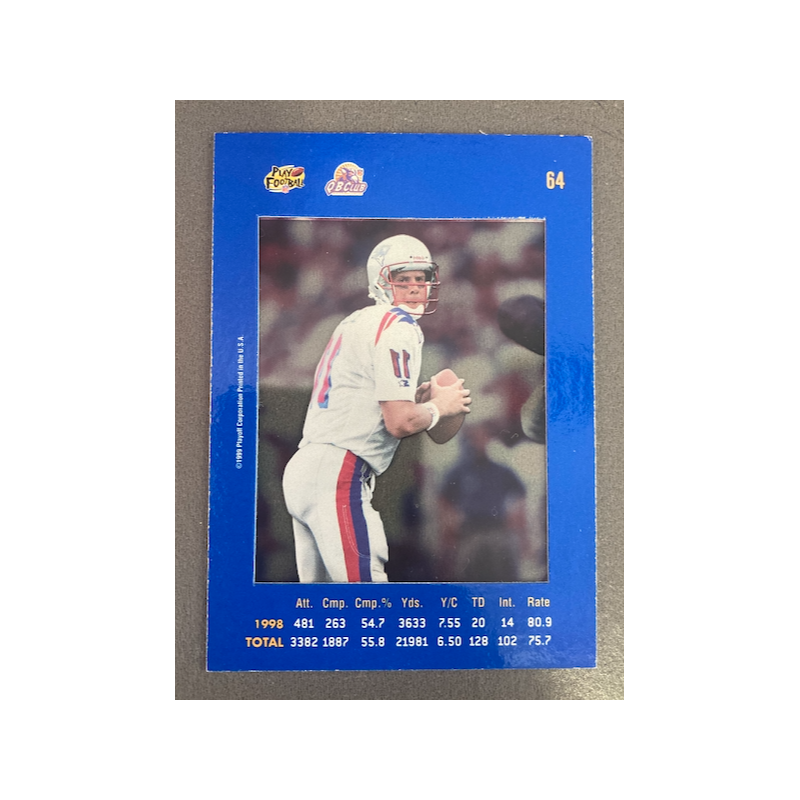 DREW BLEDSOE 1999 PLAYOFF ABSOLUTE SSD BLUE 64