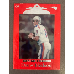 DREW BLEDSOE 1999 PLAYOFF ABSOLUTE SSD RED 64