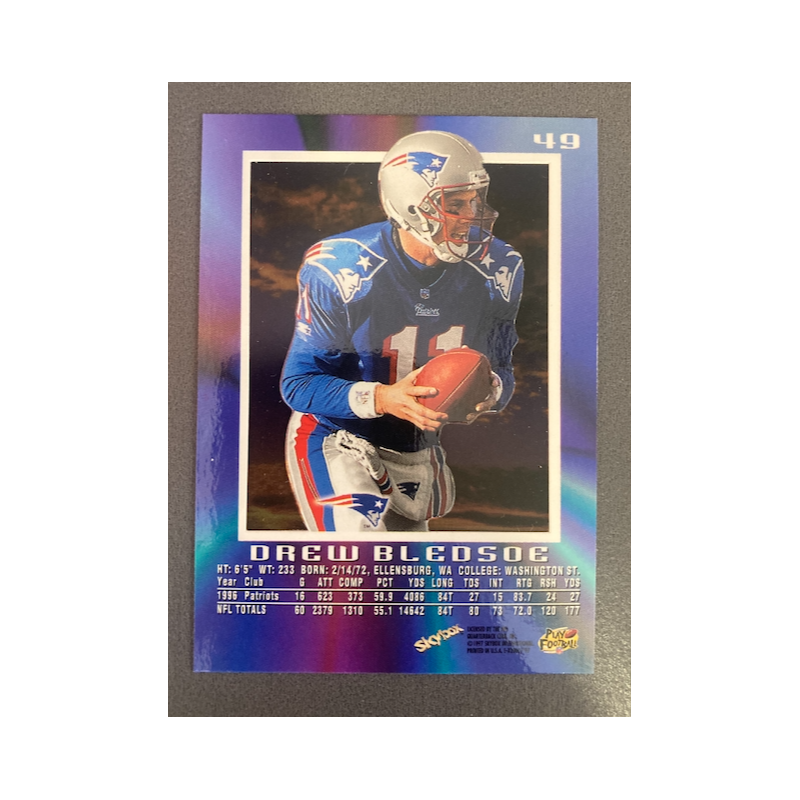 DREW BLEDSOE 1997 SKYBOX EX2000 49