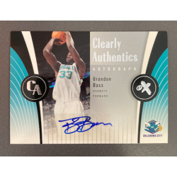 BRANDON BASS 2006-07 FLEER EX CLEARLY AUTHENTICS AUTO