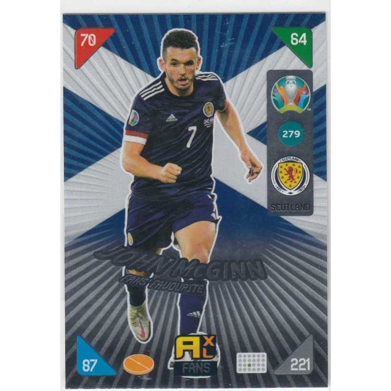 JOHN McGINN PANINI ADRENALYN XL UEFA EURO 2020 KICK OFF - 279 - FAN