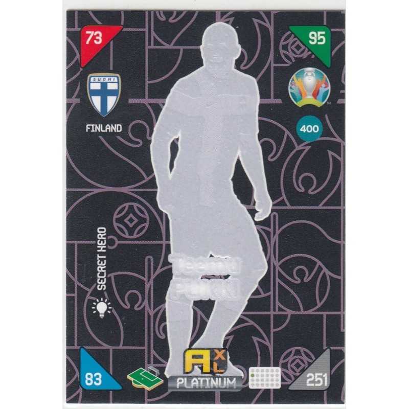 TEEMU PUKKI PANINI ADRENALYN XL UEFA EURO 2020 KICK OFF - 400 - PLATINUM -SECRET HERO