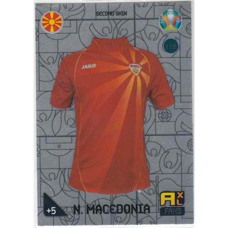 SECOND SKIN-N.MACEDONIA -PANINI ADRENALYN XL UEFA EURO 2020 KICK OFF - 122 -FANS