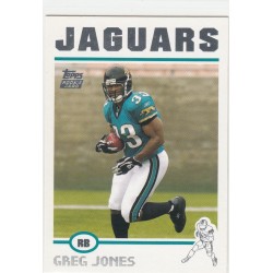 GREG JONES 2004 TOPPS FOOTBALL NFL  GREG JONES - 314  RC