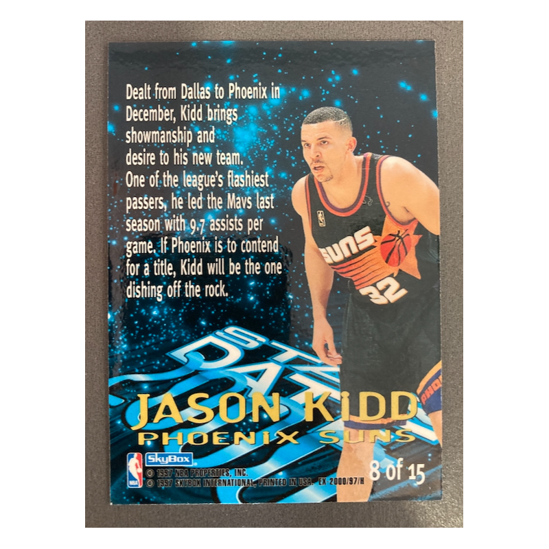 JASON KIDD 1996 SKYBOX EX STARDATE 20008 OF 15